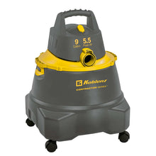 Aspiradora Contractor WD-9 C212 Koblenz para seco y mojado con funcion de inflado y sopleteado 9 gal 5.5 hp