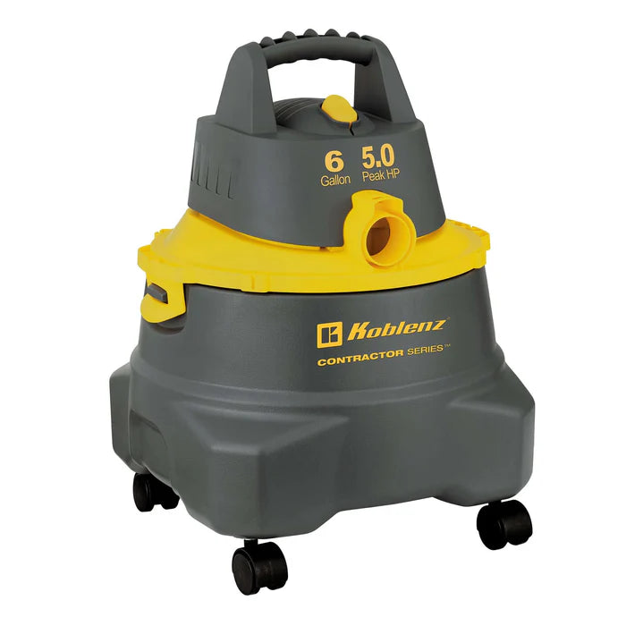 Aspiradora Contractor Koblenz WD-6 C212 para seco y mojado con función de inflado y sopleteado 6 gal 5 hp