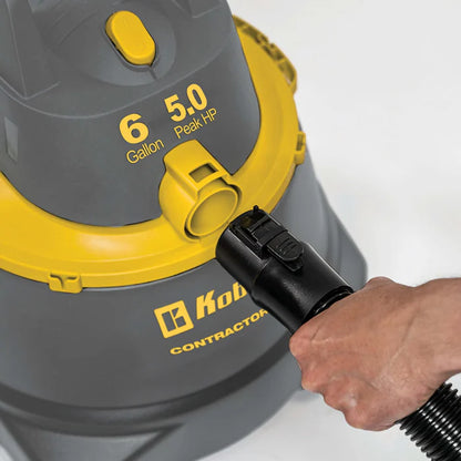 Aspiradora Contractor Koblenz WD-6 C212 para seco y mojado con función de inflado y sopleteado 6 gal 5 hp