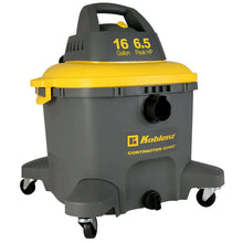 Aspiradora Contractor WD-16 C4 Koblenz para seco y mojado con función de inflado y sopleteado 16 gal 6.5 hp