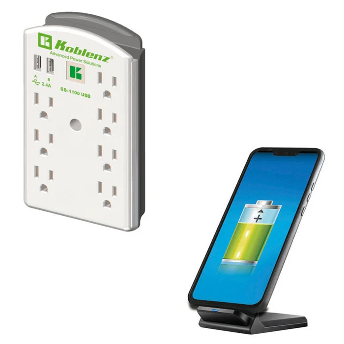 Pack Koblenz de supresor SS-1100 USB y cargador CI-10FASTCHARGE