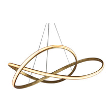 Lámpara colgante Infinity Tecnohome dorado con luz led ajustable