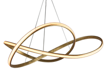 Lámpara colgante Infinity Tecnohome dorado con luz led ajustable