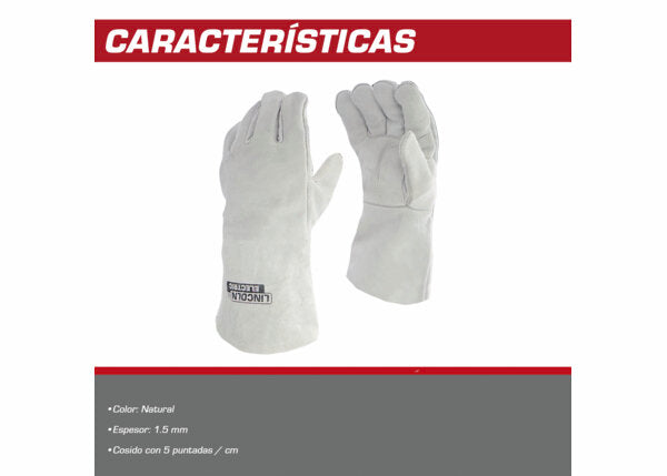 Guantes para soldar de kevlar largo de 14" de uso rudo Lincoln