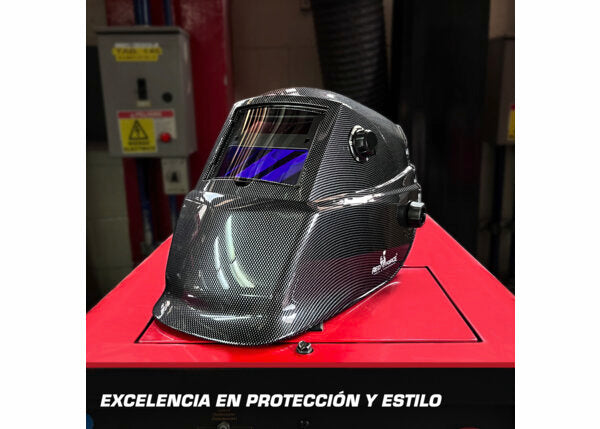 Careta electrónica Professional Cube 9-13 negro