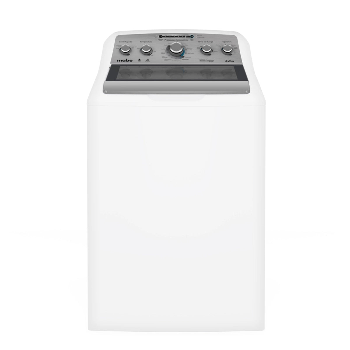 Lavadora automática Mabe aqua saver de 22 kg blanca con sanitizado