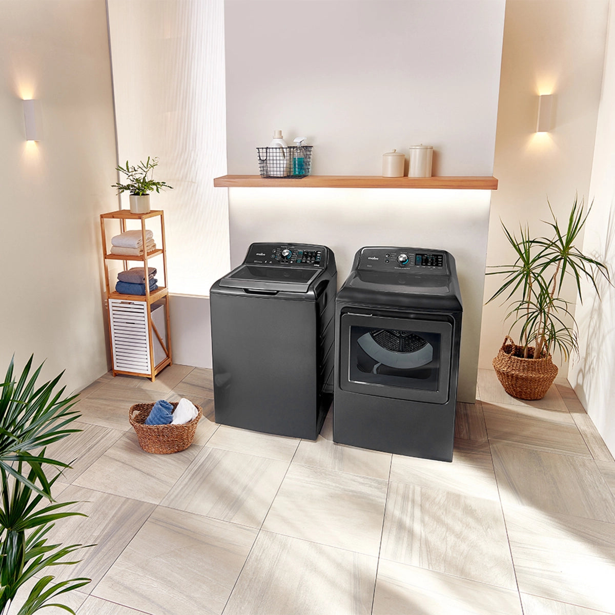 Lavadora aqua saver capacidad 22 kg con sanitizado Mabe