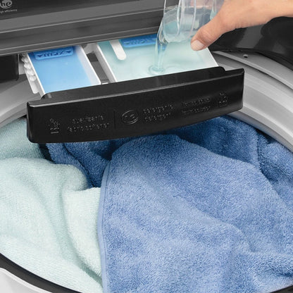 Lavadora automática Mabe aqua saver de 24 kg diamond Gray con sanitizado