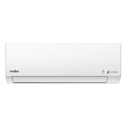 Aire acondicionado mini split inverter blanco MABE frío y calor 220V 2 toneladas 24,000 btu
