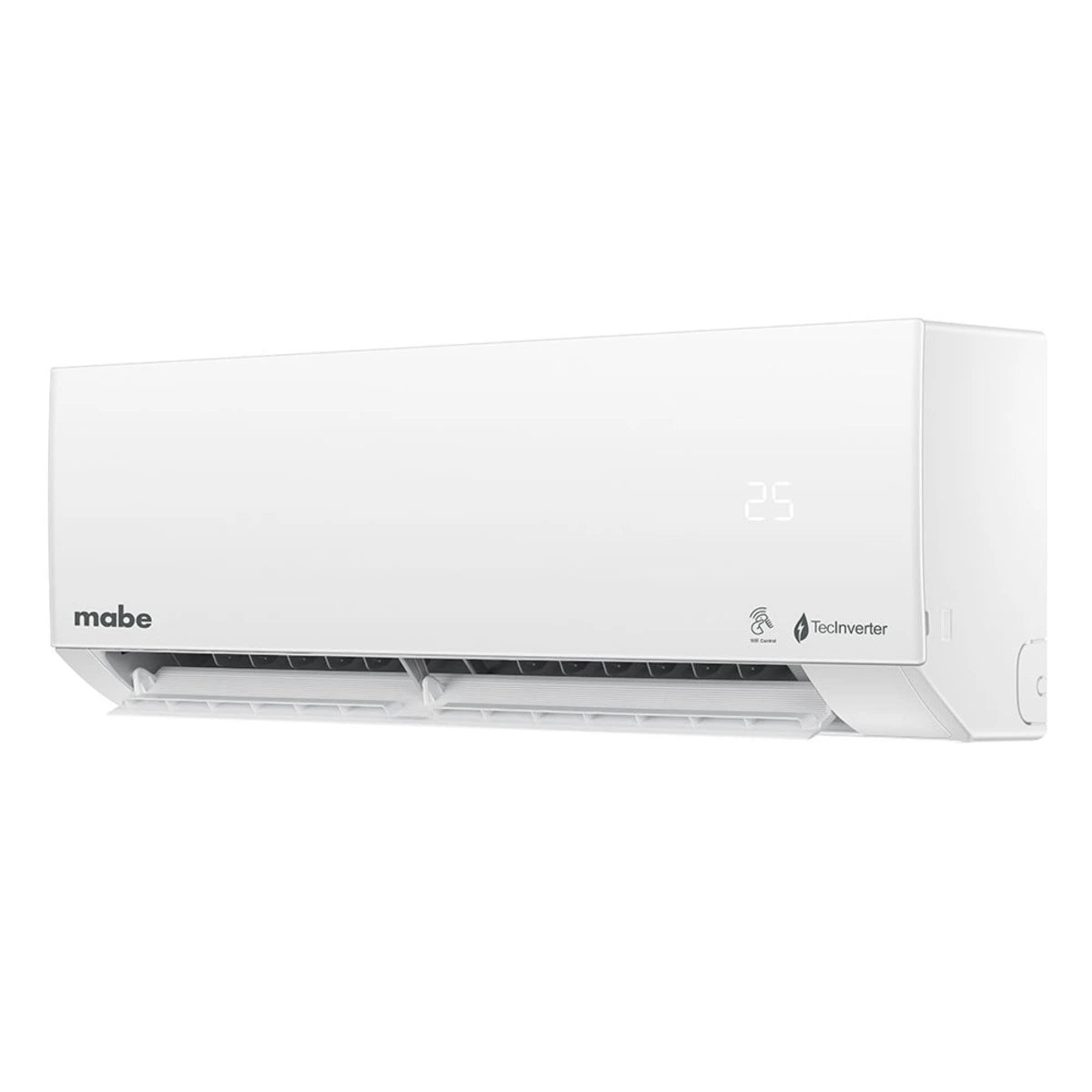 Aire acondicionado mini split inverter blanco MABE frío y calor 220V 2 toneladas 24,000 btu