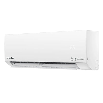 Aire acondicionado mini split inverter blanco MABE frío y calor 220V 2 toneladas 24,000 btu
