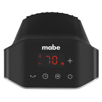 Calefactor cerámico negro con plateado 120v Mabe
