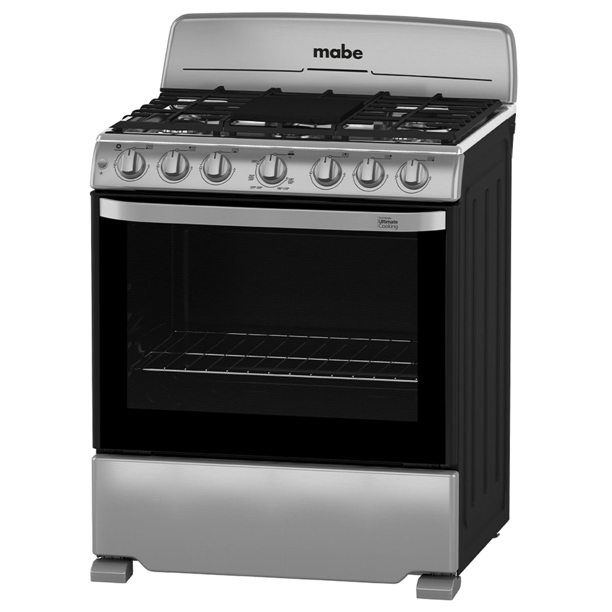 Estufa de piso plata mercury MABE de 76 cm