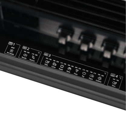 Estufa de piso MABE Black Slate de 76 cm
