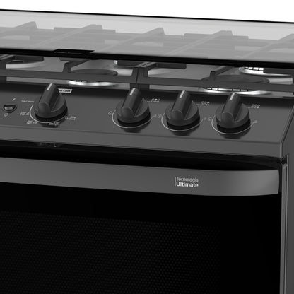 Estufa de piso MABE Black Slate de 76 cm