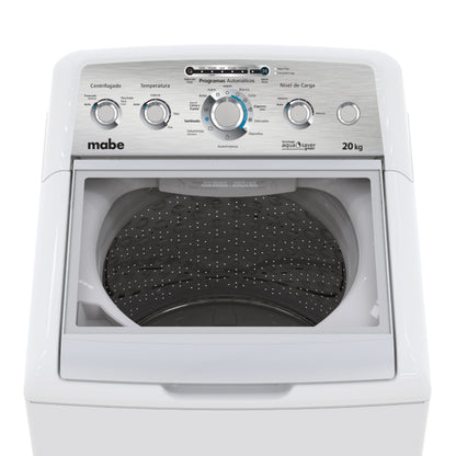 Lavadora automática MABE Aqua Saver Green 20 kg blanca
