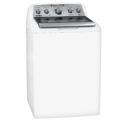 Lavadora automática MABE Aqua Saver Green blanca 24 kg