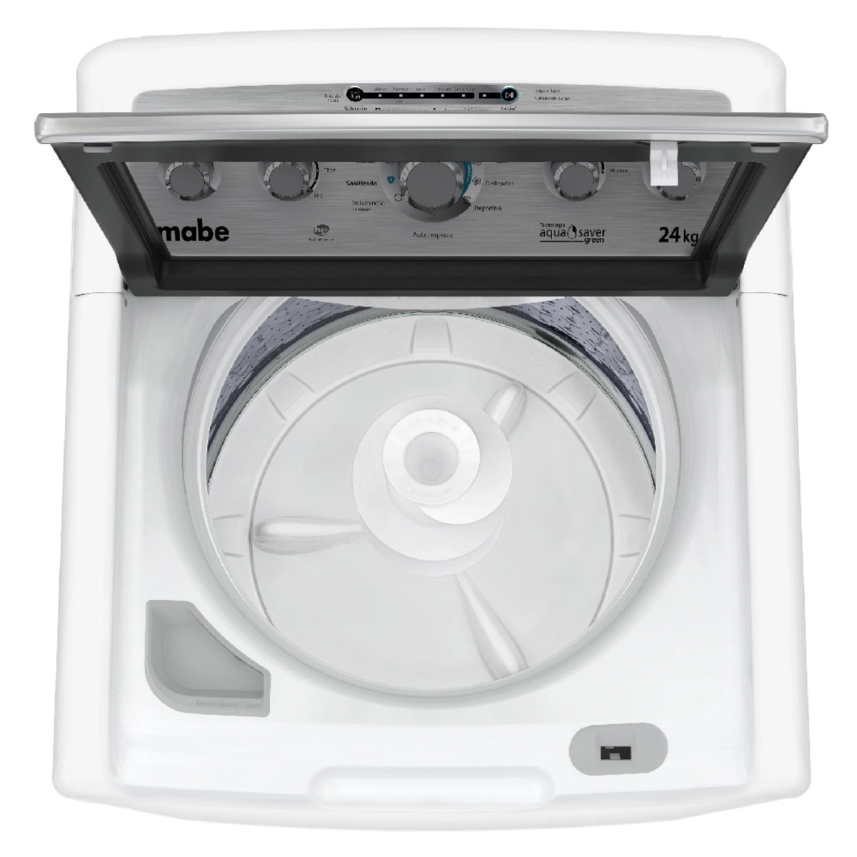 Lavadora automática MABE Aqua Saver Green blanca 24 kg