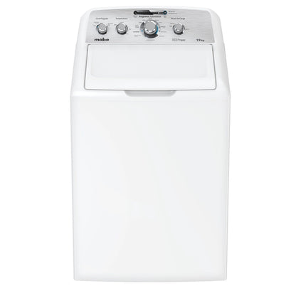 Lavadora MABE aqua saver green blanca de 19 kg