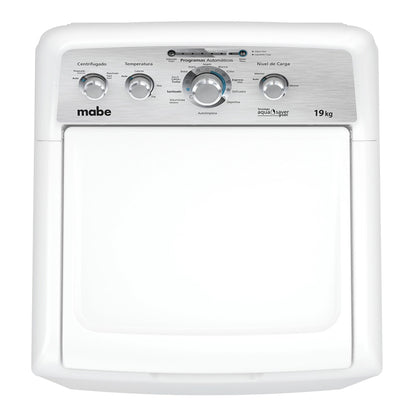 Lavadora MABE aqua saver green blanca de 19 kg