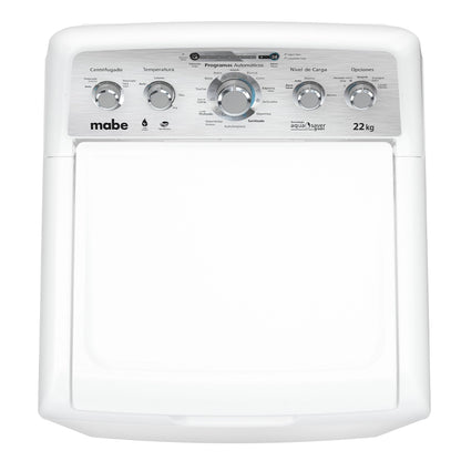 Lavadora MABE aqua saver green blanca 22 kg
