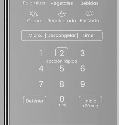Horno microondas MABE 0.7 cuft gris HMM07SBW