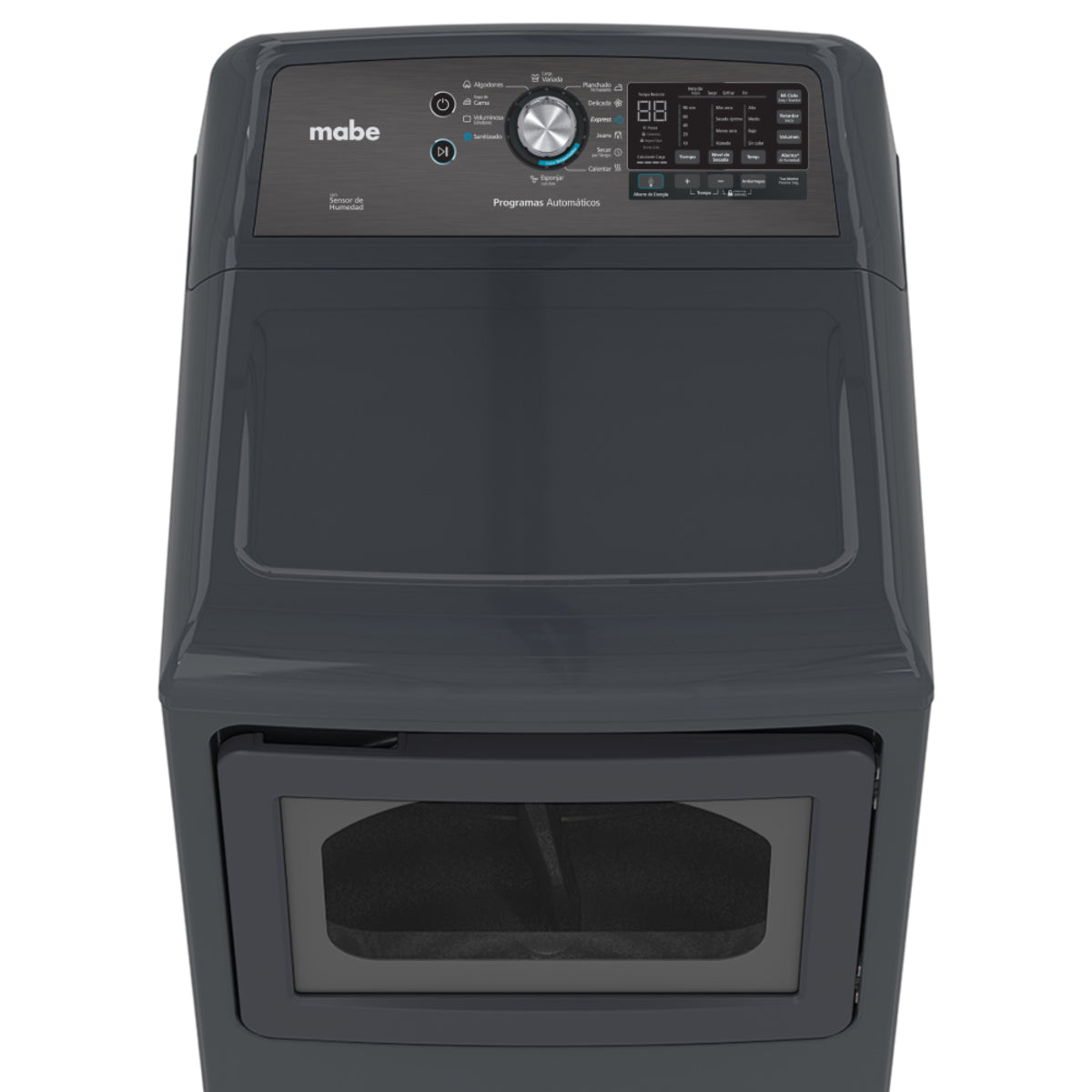 Secadora a gas MABE diamond gray 7.4 cuft