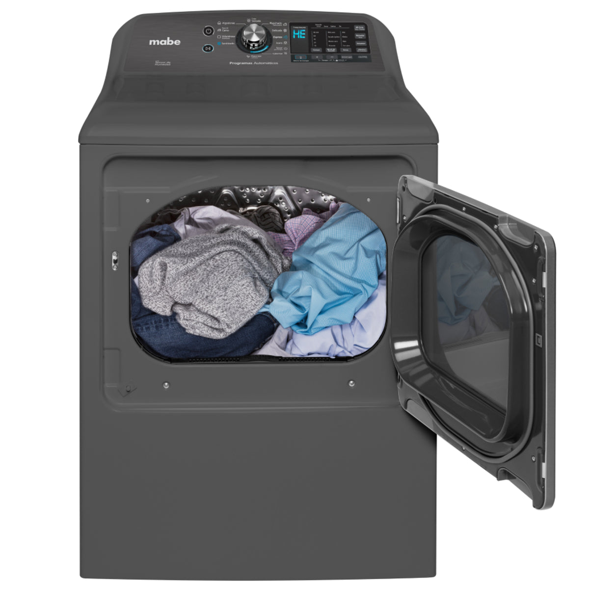 Secadora a gas MABE diamond gray 7.4 cuft