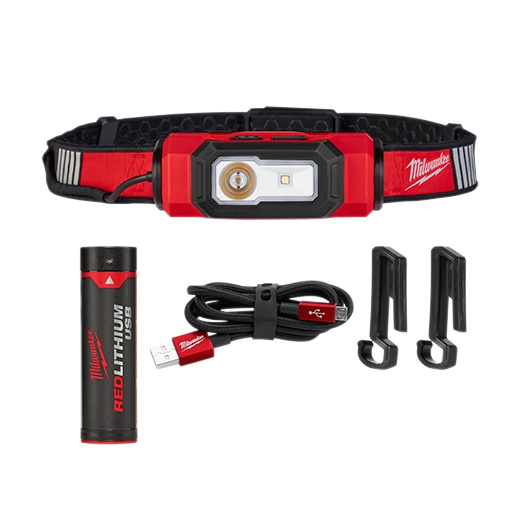 Lámpara para casco Milwaukee RedLithium USB