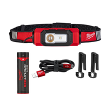 Lámpara para casco Milwaukee RedLithium USB