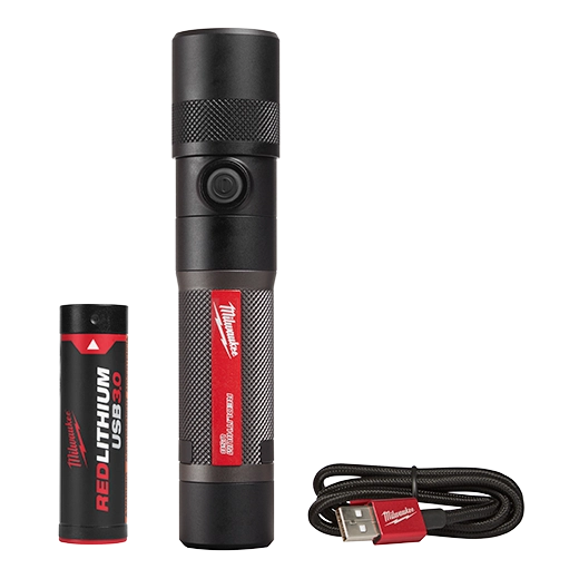 Linterna recargable de enfoque giratorio 1100 lúmenes Milwaukee Redlithium