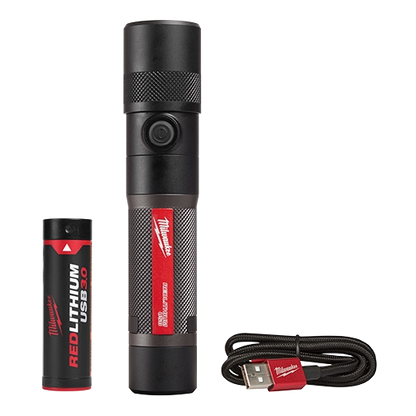 Linterna recargable de enfoque giratorio 1100 lúmenes Milwaukee Redlithium