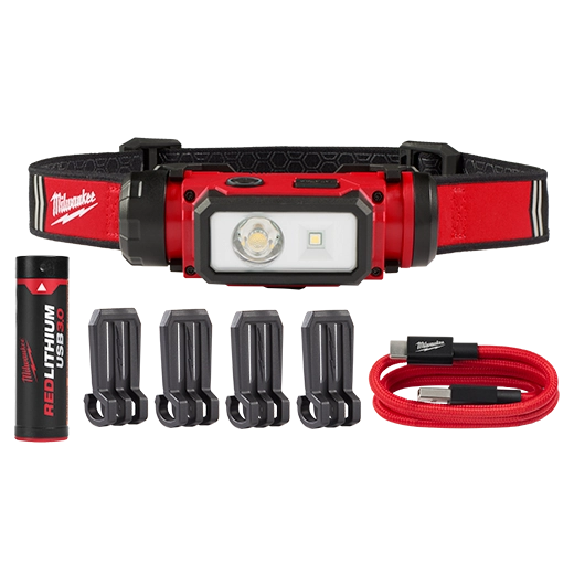 Linterna para casco recargable Milwaukee RedLithium
