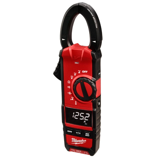 Medidor de pinzas Milwaukee de 200 amp para HVAC/R 600V