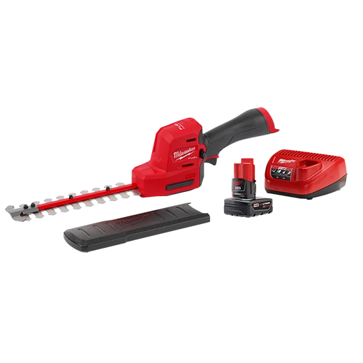 Kit de Cortasetos Milwaukee M12 FUEL con batería M12 XC 4.0 y cargador