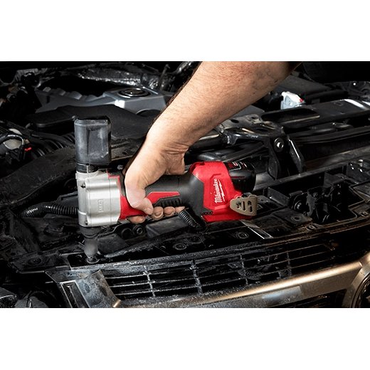 Kit de remachadora Milwaukee M12 con cargador, 2 baterías CP1.5 M12 y estuche de transporte