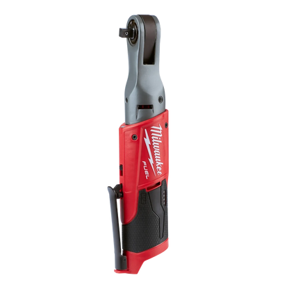 Kit de trinquete Milwaukee M12 FUEL de 3/8" con 2 baterías, cargador y estuche de transporte