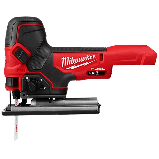 Sierra caladora con agarre cilíndrico Milwaukee M18 FUEL de velocidad variable (sin batería)