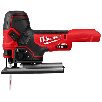 Sierra caladora con agarre cilíndrico Milwaukee M18 FUEL de velocidad variable (sin batería)