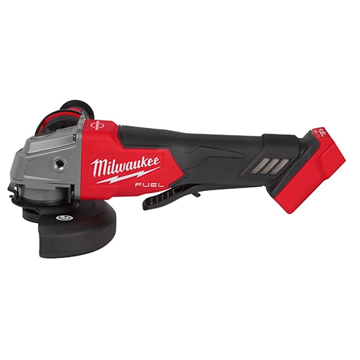 Miniesmeriladora inalámbrica con freno Milwaukee M18 FUEL de 4-1/2"