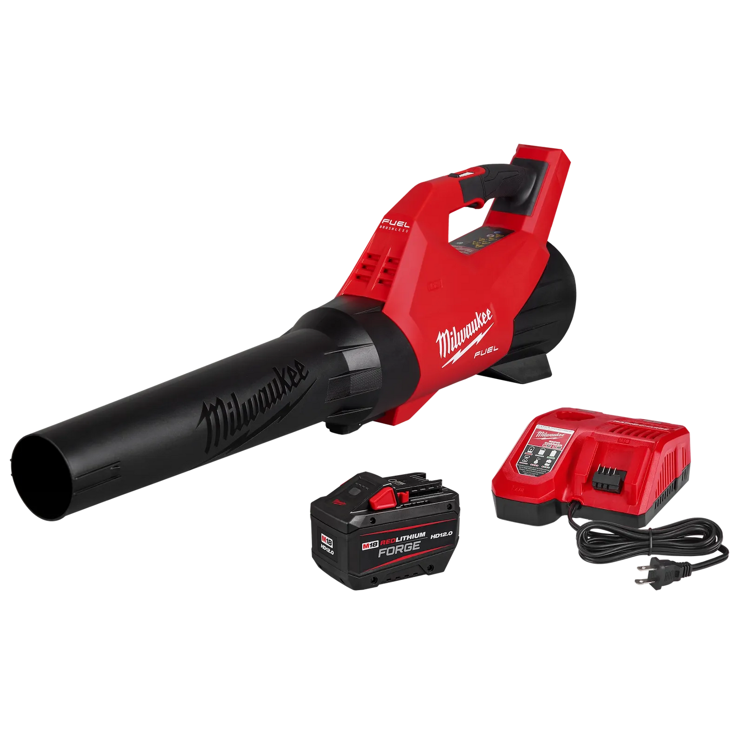 Sopladora inalámbrica Milwaukee M18 FUEL con batería y cargador