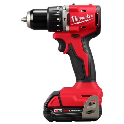 Kit de taladro percutor atornillador compacto Milwaukee M18