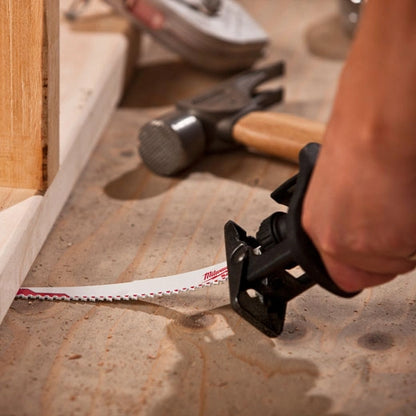 Paquete de 5 hojas Milwaukee Sawzall de 6" y 6TPI para madera