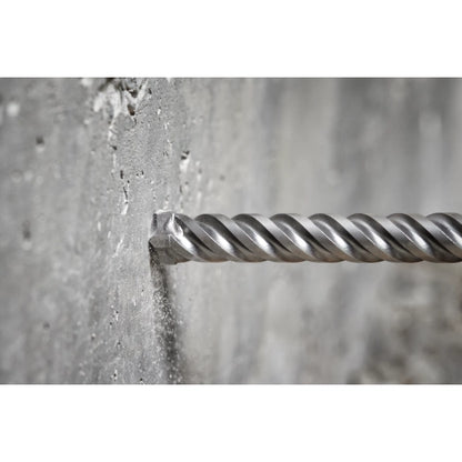 Broca de carburo SDS MAX para concreto Milwaukee MX4 de 1-3/8"