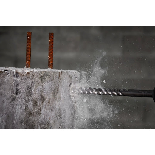 Broca de carburo SDS MAX para concreto Milwaukee MX4 de 1-3/8"