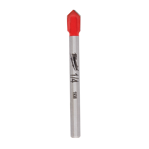 Broca para vidrio y azulejos Milwaukee de 1/4"