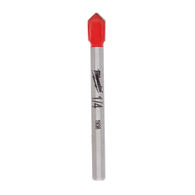 Broca para vidrio y azulejos Milwaukee de 1/4"