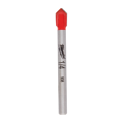 Broca para vidrio y azulejos Milwaukee de 1/4"