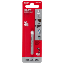 Broca para azulejos y piedra natural Milwaukee de 5/16"