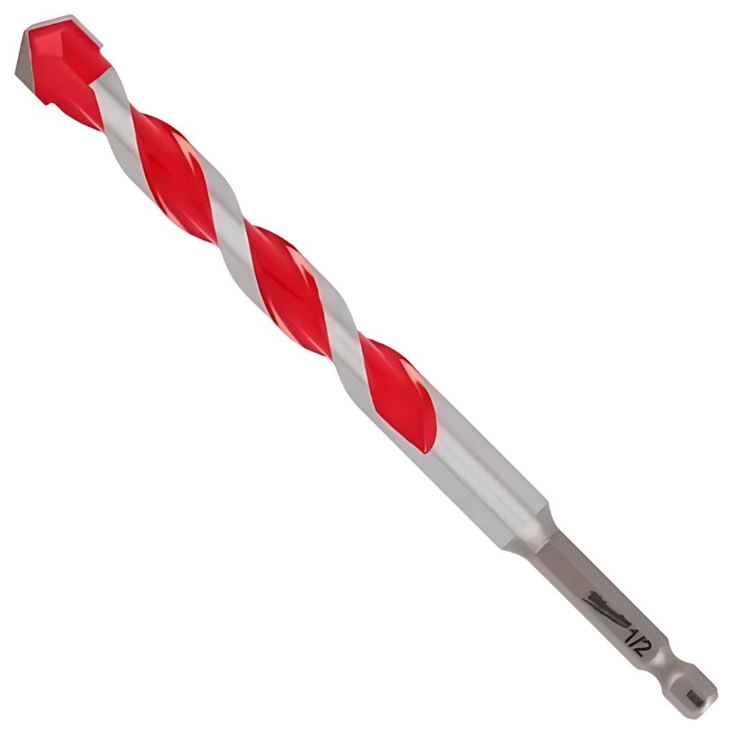 Broca de carburo para mampostería Milwaukee Shockwave de 1/2"